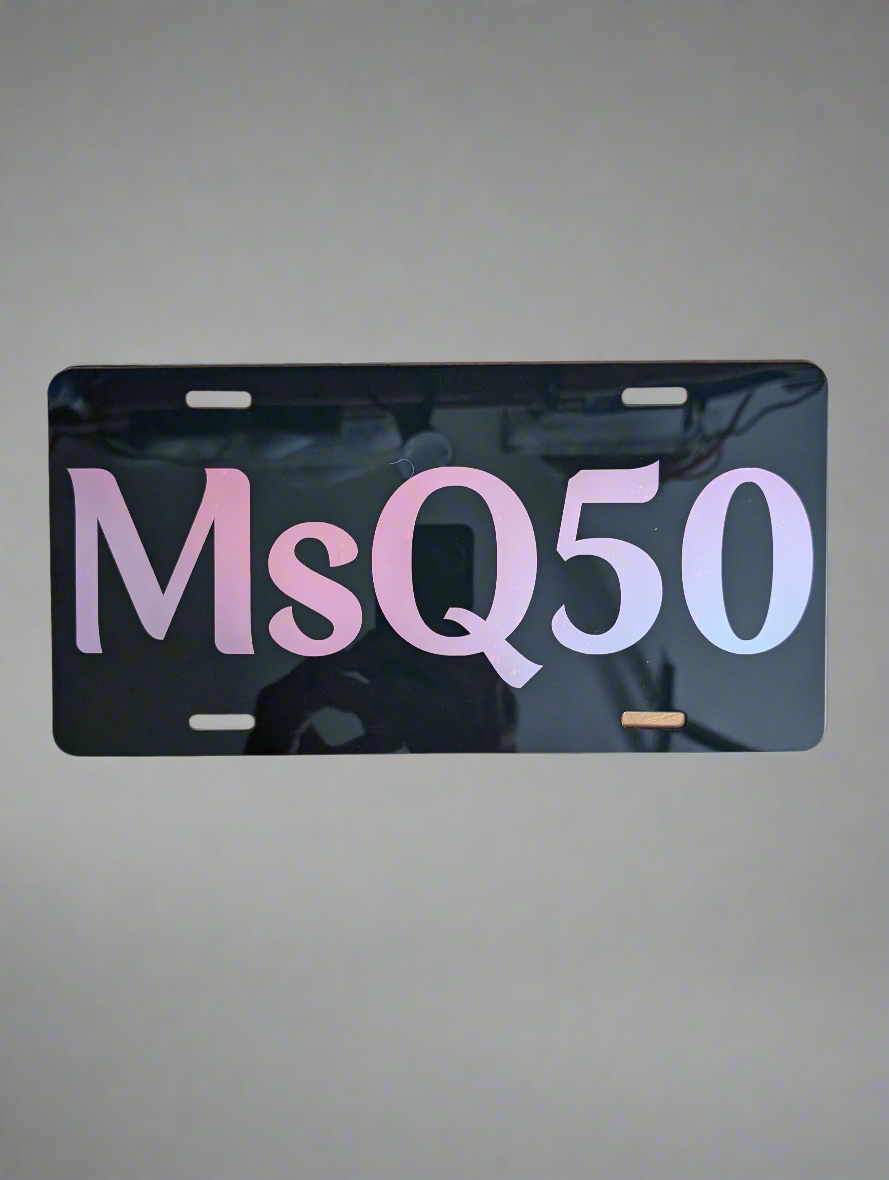 Custom Vanity Plate